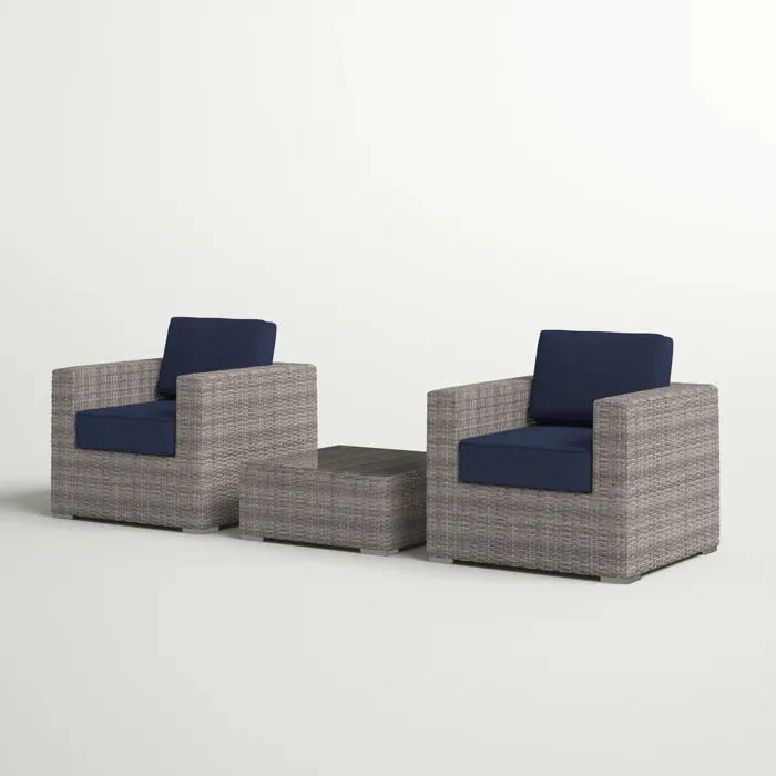 2 Person Seating Set With Cushions by Couch.com