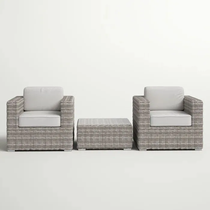 2 Person Seating Set With Cushions by Couch.com