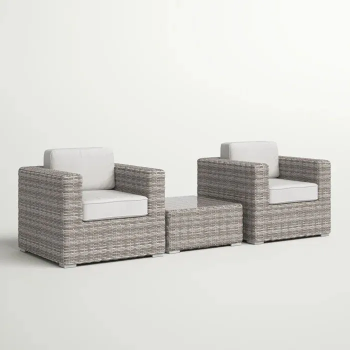 2 Person Seating Set With Cushions by Couch.com