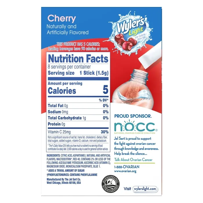 Cherry Sugar-Free Singles to Go Drink Mix