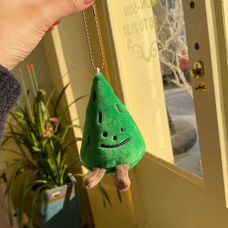 Christmas Pine Tree Soft Plush Keychain