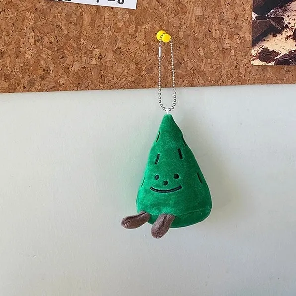 Christmas Pine Tree Soft Plush Keychain