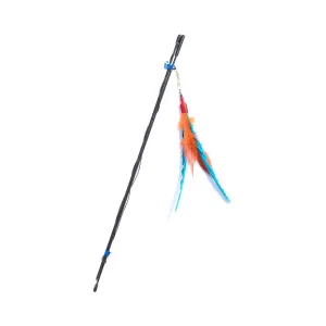 GO CAT FEATHER TOYS The Original Da Bird with Rod Pull Apart