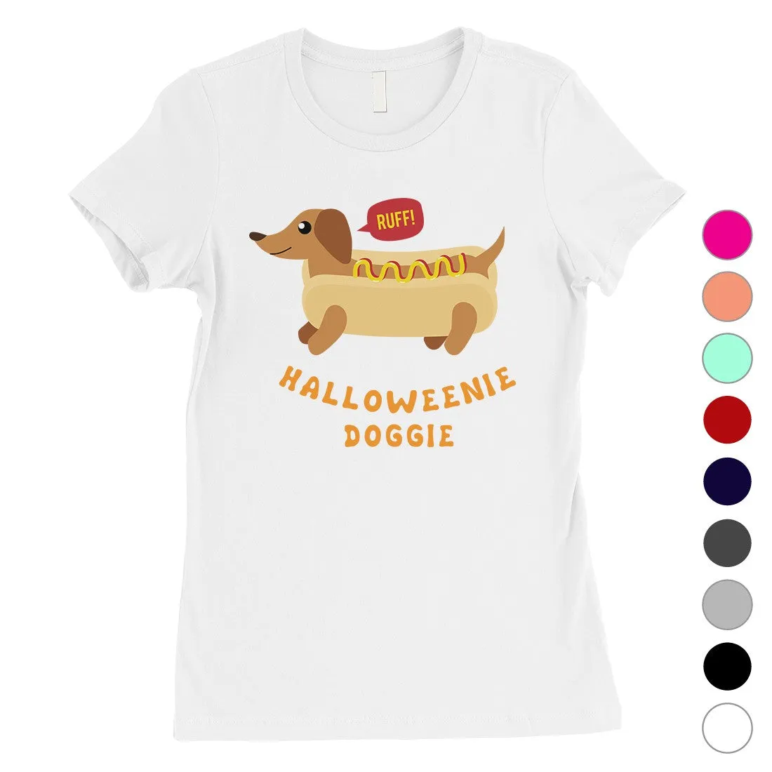 Halloweenie Doggie Womens T-Shirt