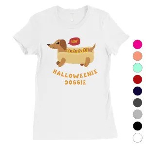 Halloweenie Doggie Womens T-Shirt
