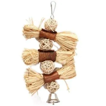 Hanging Sisal Chewing Toy for Birds