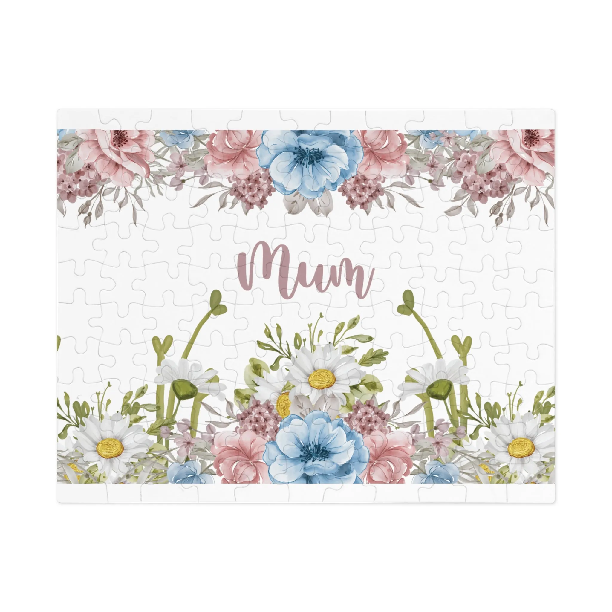 Jigsaw Puzzle, Floral, Mum, Personalised/Non-Personalised (30, 110, 252, 500,1000-Piece)