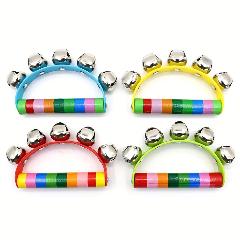 Musical Hand Shake Bell Set for Festive Christmas Parties