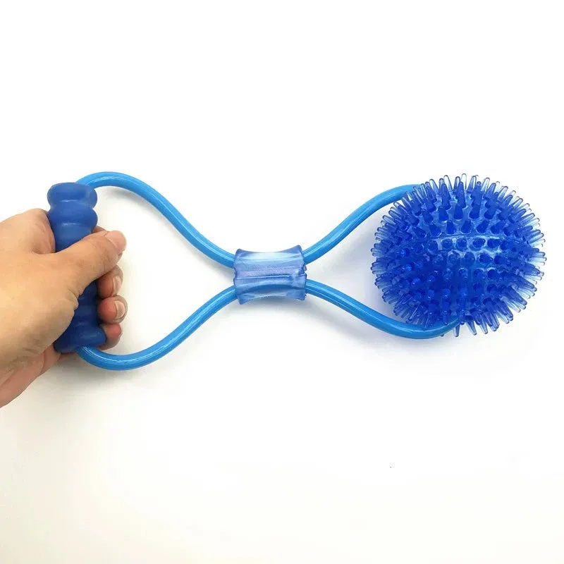 New New Arrival Pet Toy Interactive Acanthosphere with Elastic Rope Ball Molar Dog Toy Training Pet Supplies