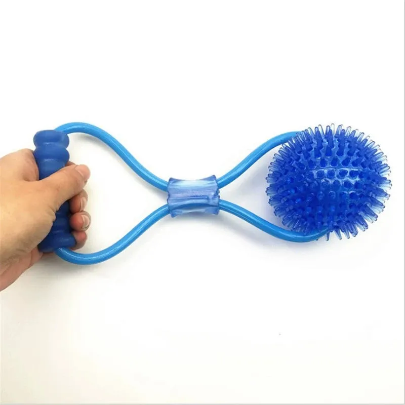 New New Arrival Pet Toy Interactive Acanthosphere with Elastic Rope Ball Molar Dog Toy Training Pet Supplies