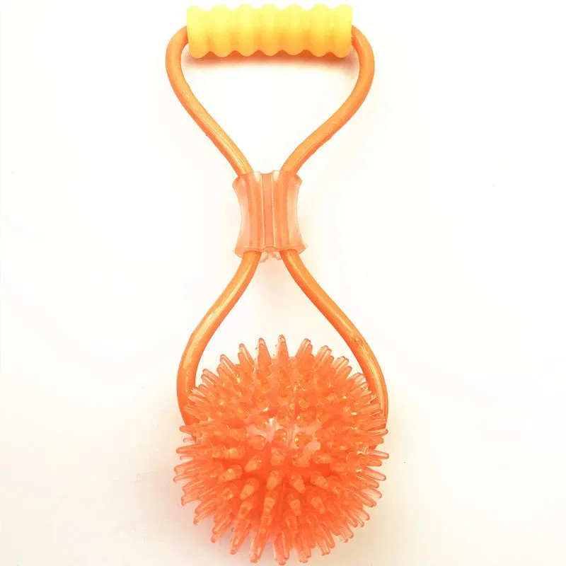 New New Arrival Pet Toy Interactive Acanthosphere with Elastic Rope Ball Molar Dog Toy Training Pet Supplies