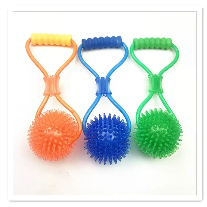 New New Arrival Pet Toy Interactive Acanthosphere with Elastic Rope Ball Molar Dog Toy Training Pet Supplies