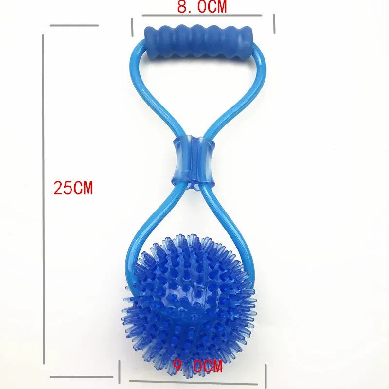 New New Arrival Pet Toy Interactive Acanthosphere with Elastic Rope Ball Molar Dog Toy Training Pet Supplies