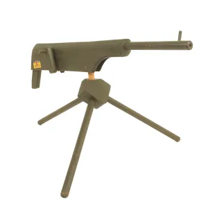 Original U.S. WWII Homefront "Victory" Wooden Toy Machine Gun by X.L. Products Co. with Mount