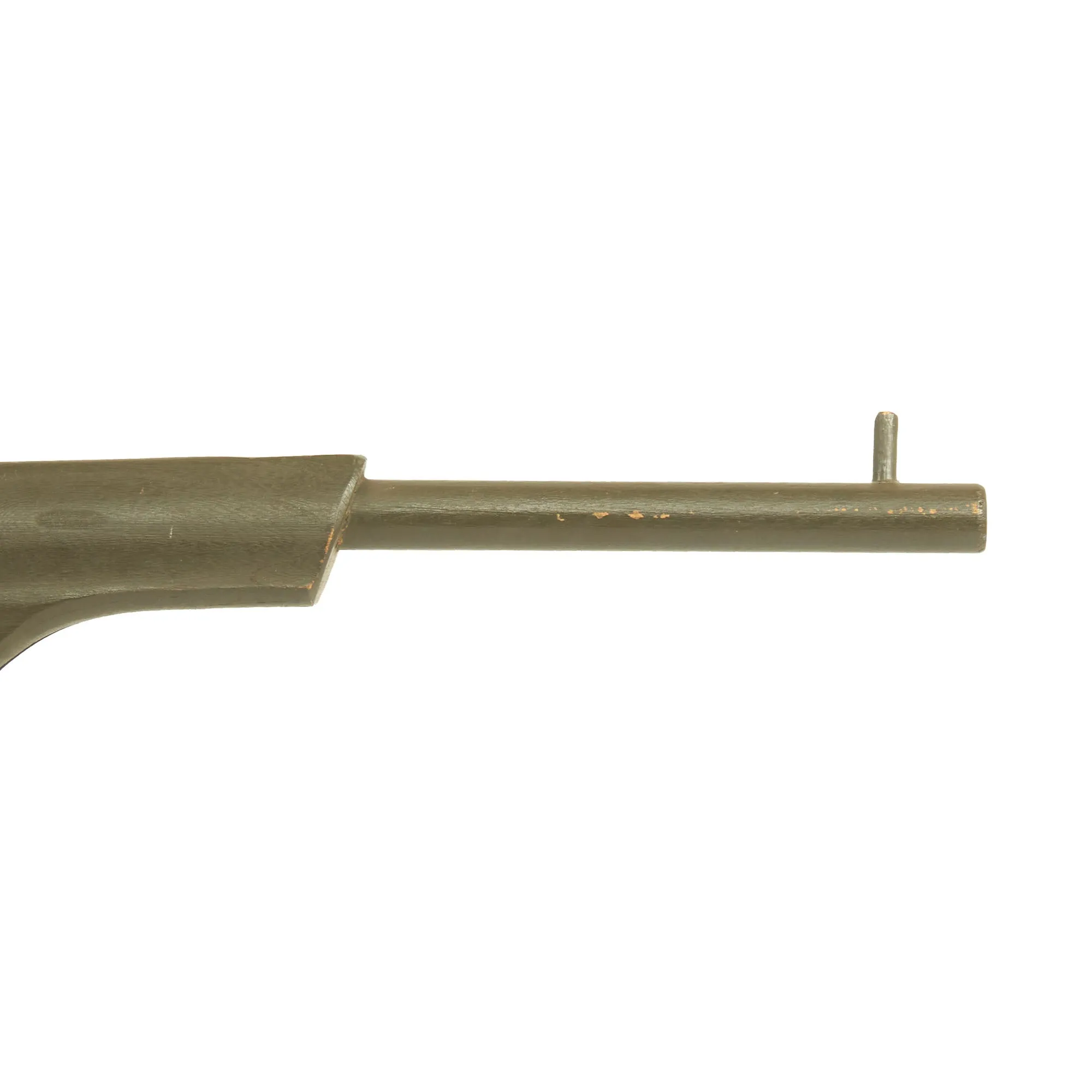 Original U.S. WWII Homefront "Victory" Wooden Toy Machine Gun by X.L. Products Co. with Mount