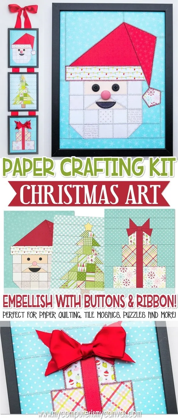 Paper Crafting Kit {CHRISTMAS TRIO} PRINTABLE