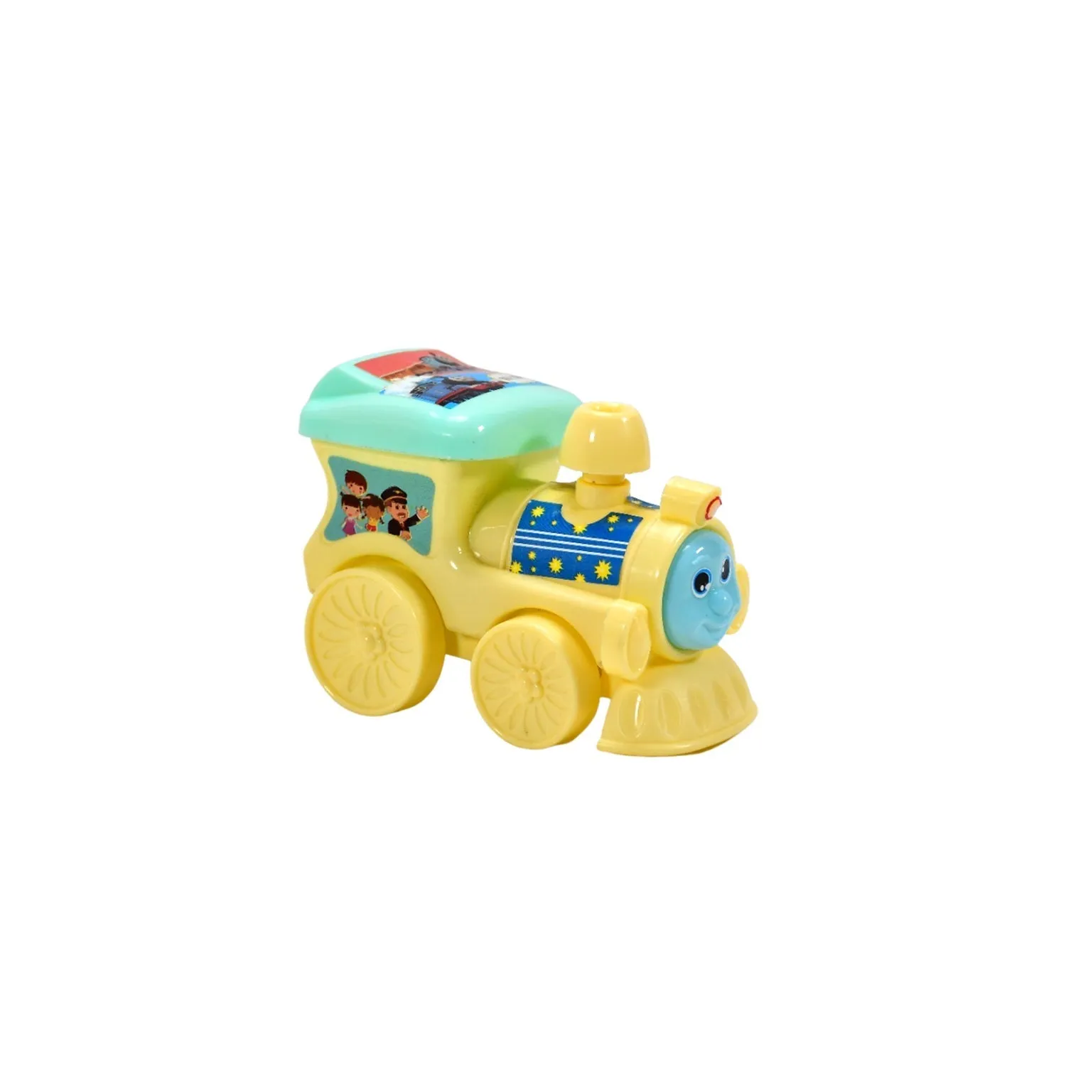 Pull-Rope Racing Train Engine Toy for Kids