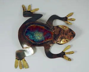 Recycled Tin Frog large