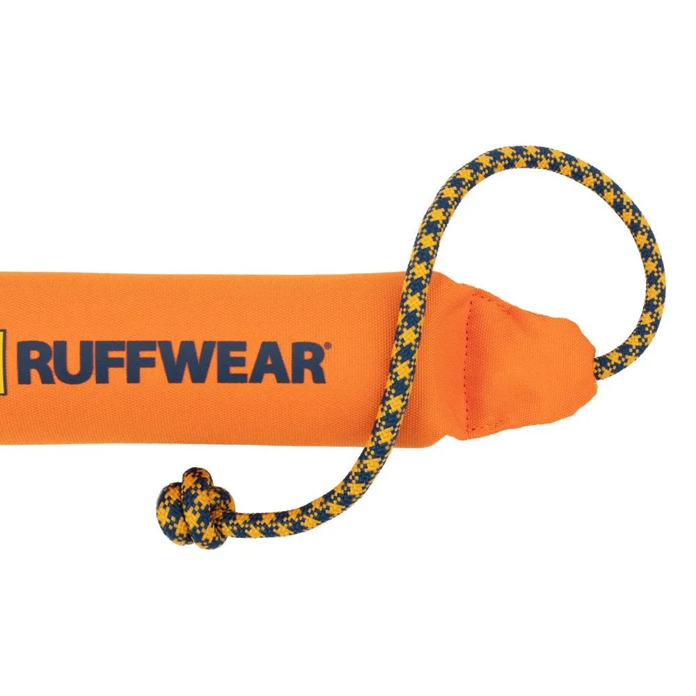 Ruffwear Lunker High-Floating Foam & Rope Dog Tug & Fetch Toy (Campfire Orange)