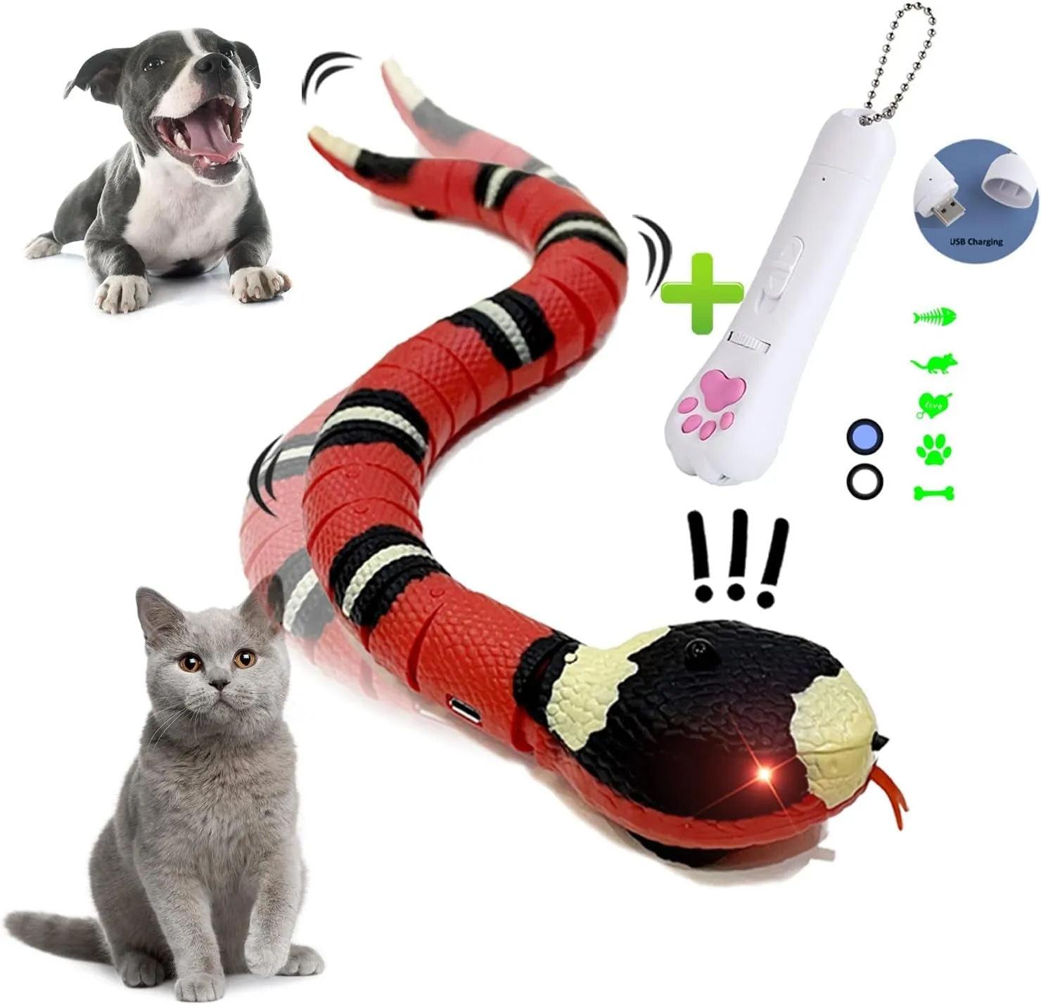 Snake Cat Toy