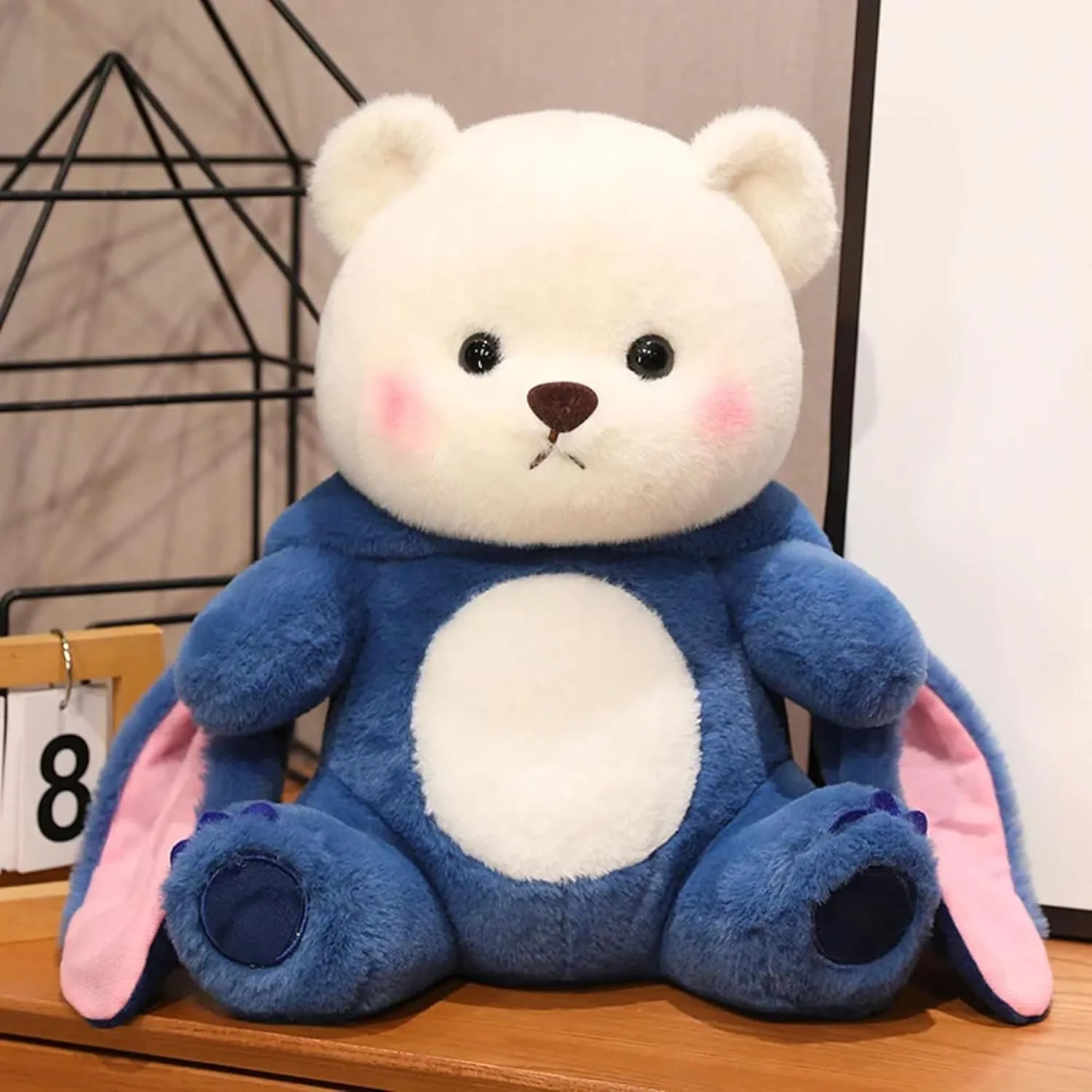 Stitch Hoodie Teddy Bear Plush Toy - 25cm & 45cm