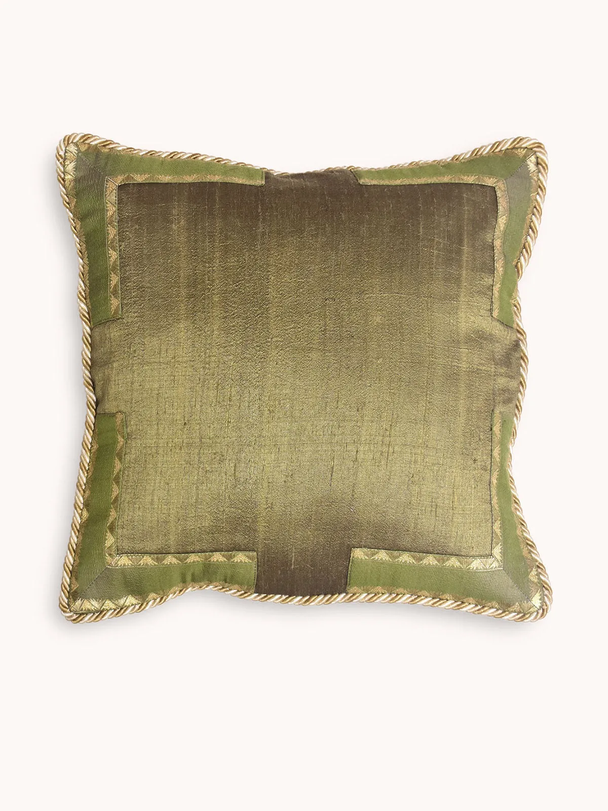 Zareena Handwoven Cushions Green